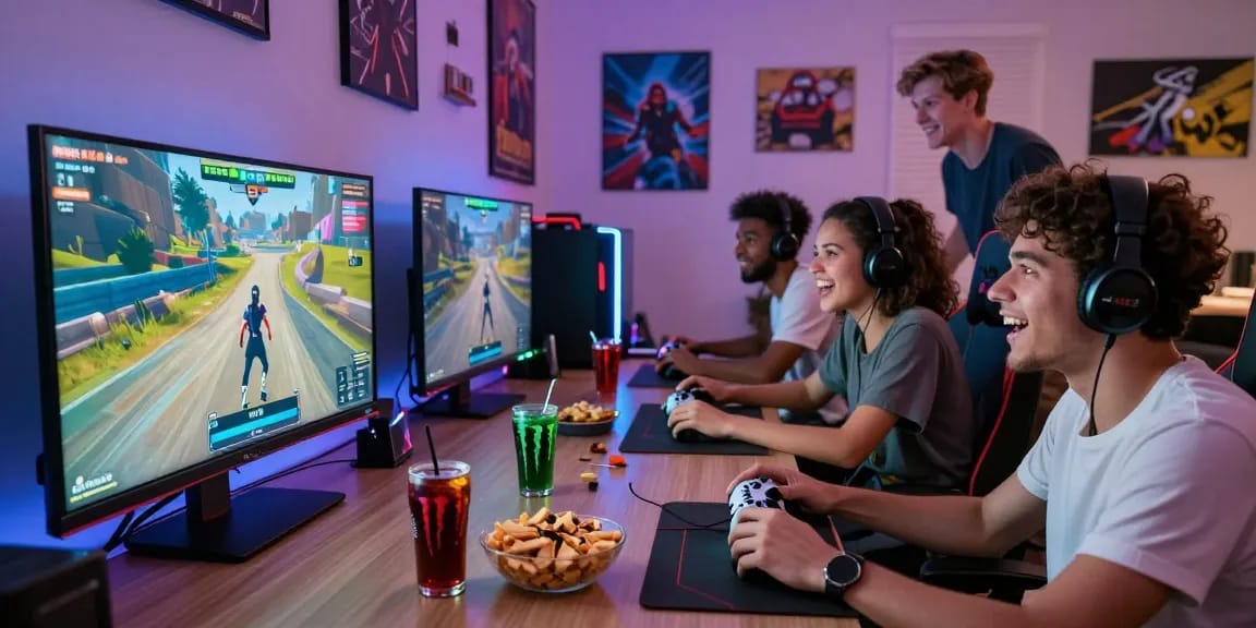 Pengalaman bermain game tanpa lag di GOKIL33 di https://www.acdctees.com bersama teman, suasana menyenangkan dan energik.