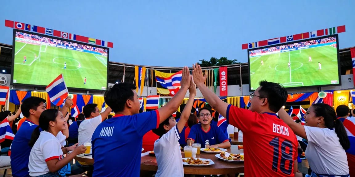 แฟนบอลชาวไทยลุ้นราคาบอลโลกนัดชิงในบรรยากาศที่ตื่นเต้น