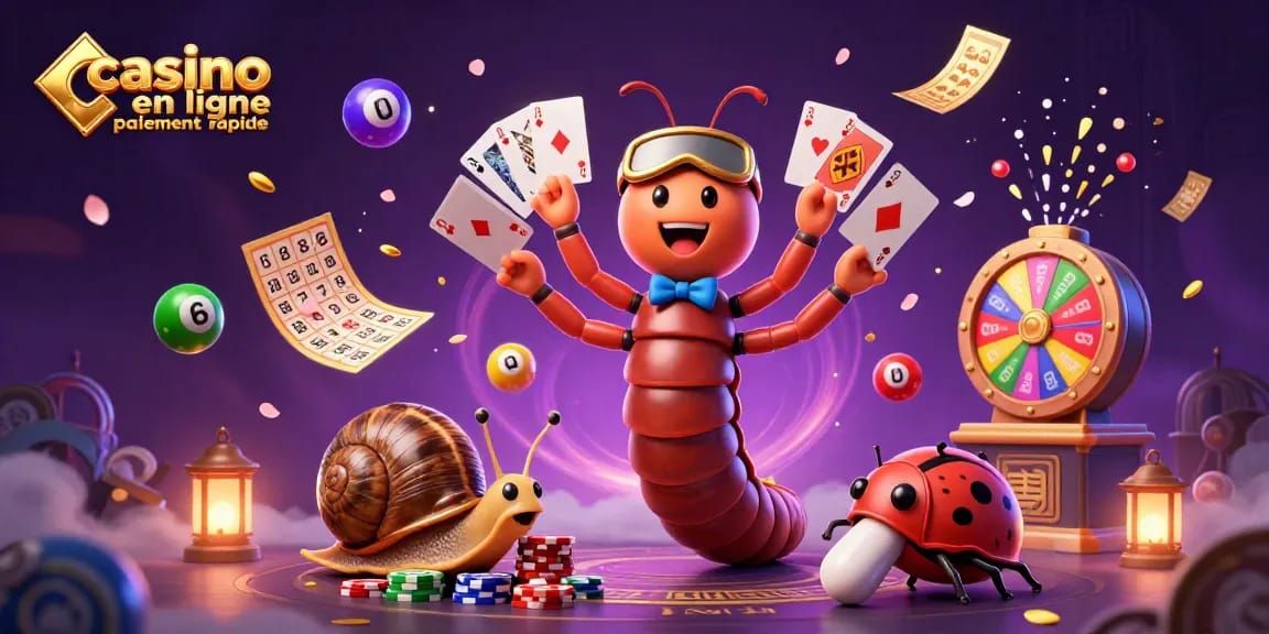 Améliorez vos gains dans le casino en ligne paiement rapide avec cette illustration animée dynamique.