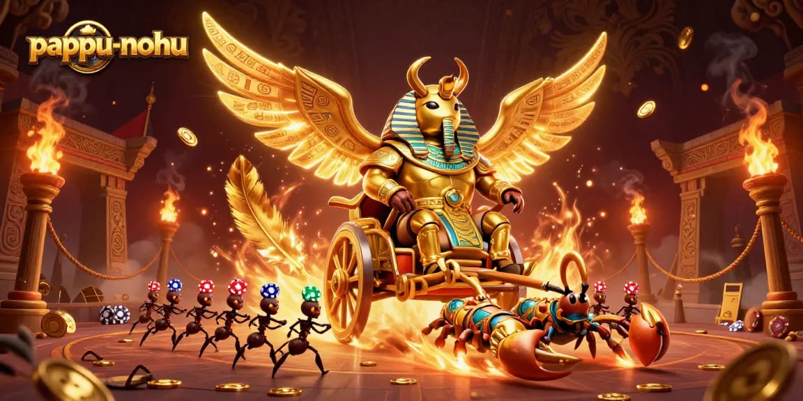 Pappu-nohu showcases a thrilling chariot race with unique characters, enhancing your gaming experience.