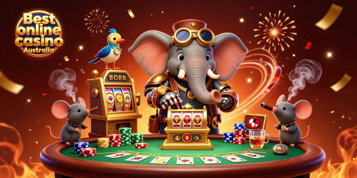 Experience winning at the Best online casino Australia with steampunk characters and engaging poker elements