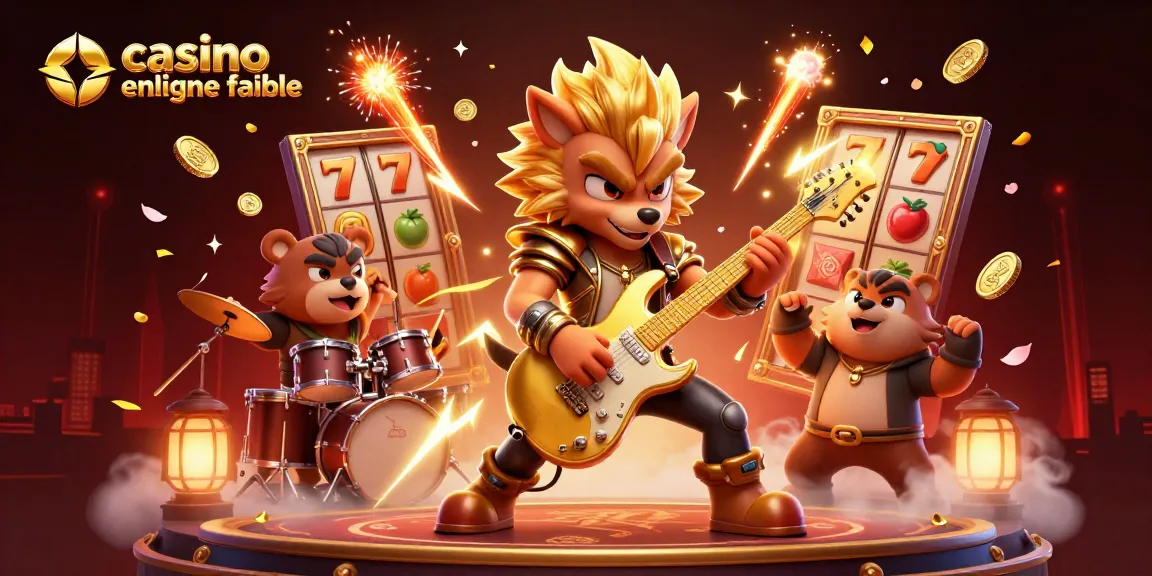 Profitez de l'action au casino en ligne fiable avec ce vibrant concert de personnages.