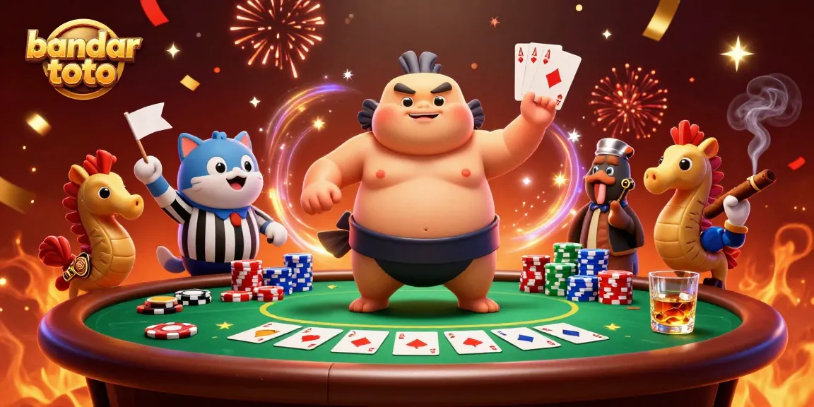 Engage with bandar toto for thrilling lottery and gaming adventures in this vibrant scene.