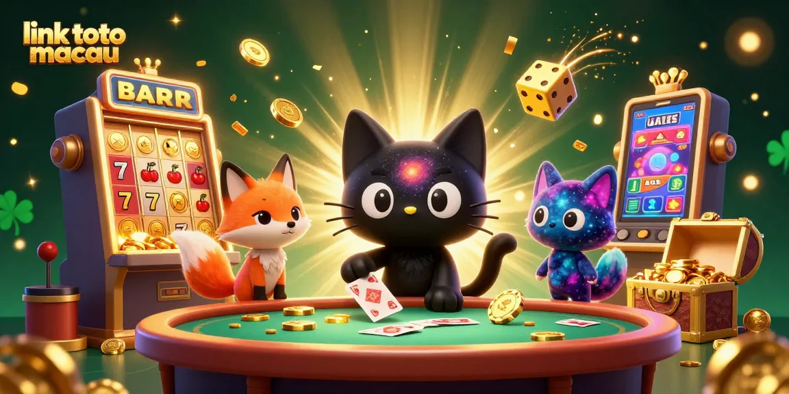 Experience the excitement of link toto macau with a cosmic casino featuring vibrant characters and dynamic game elements.