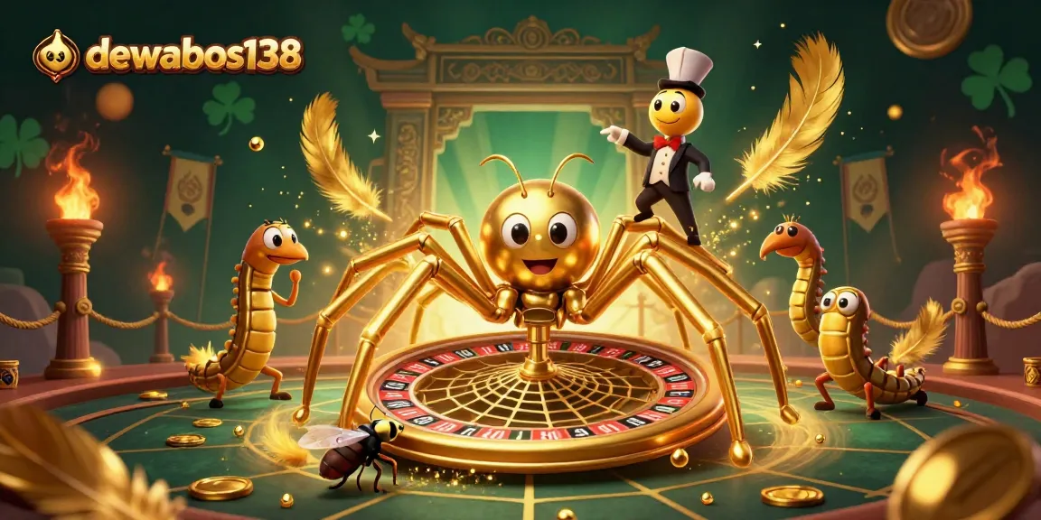 Experience thrilling gameplay at dewabos138 as the golden spider spins its roulette web!