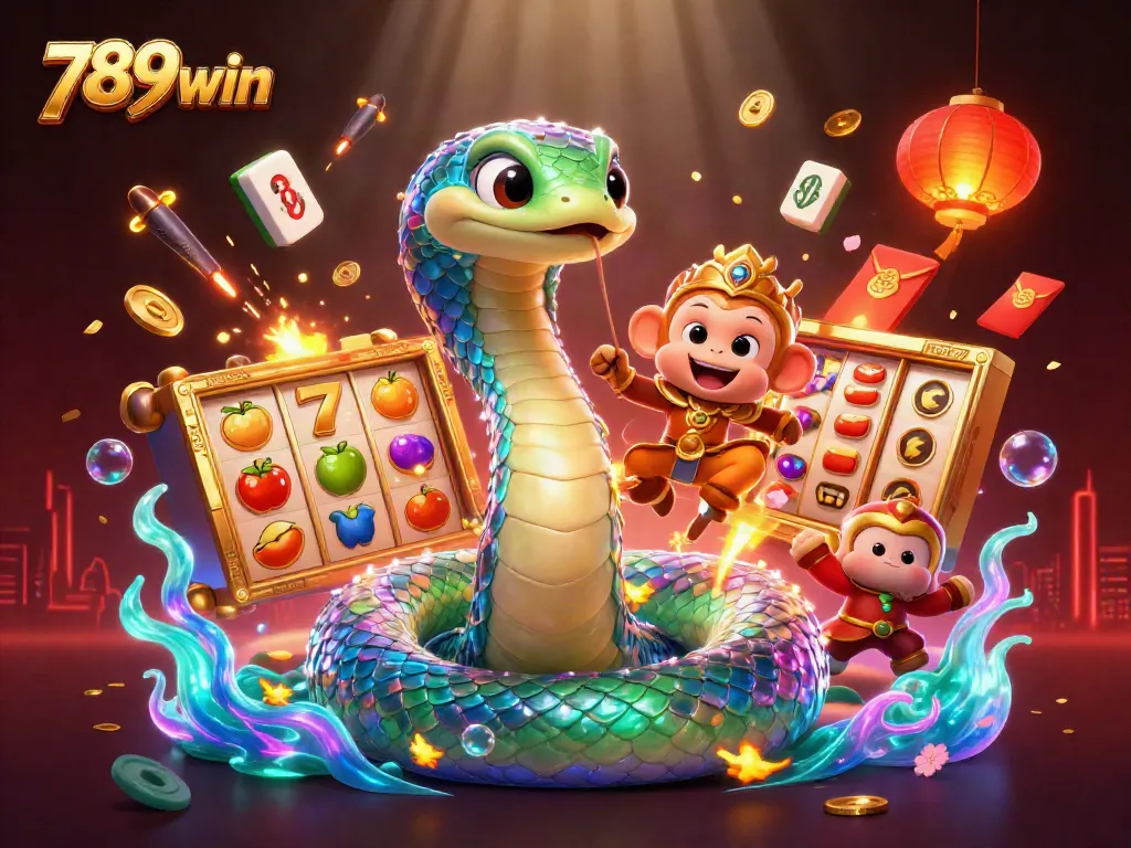 Experience thrilling jackpots with 789win in a vibrant casino illustration filled with gold and excitement.