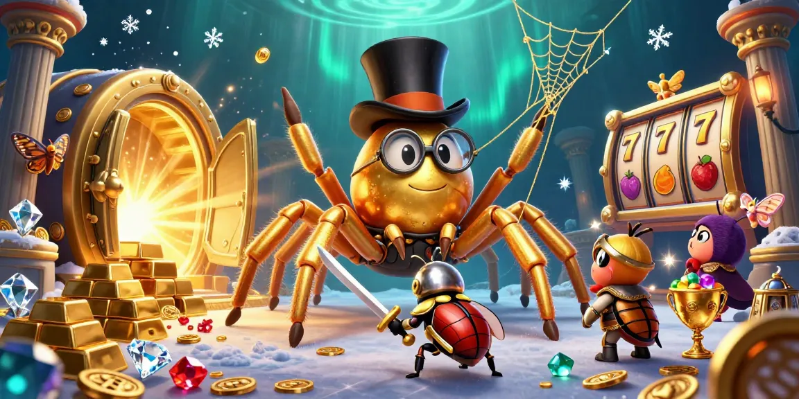 Engage with xx88's thrilling casino adventure, featuring an enchanting golden tarantula and a beetle knight.