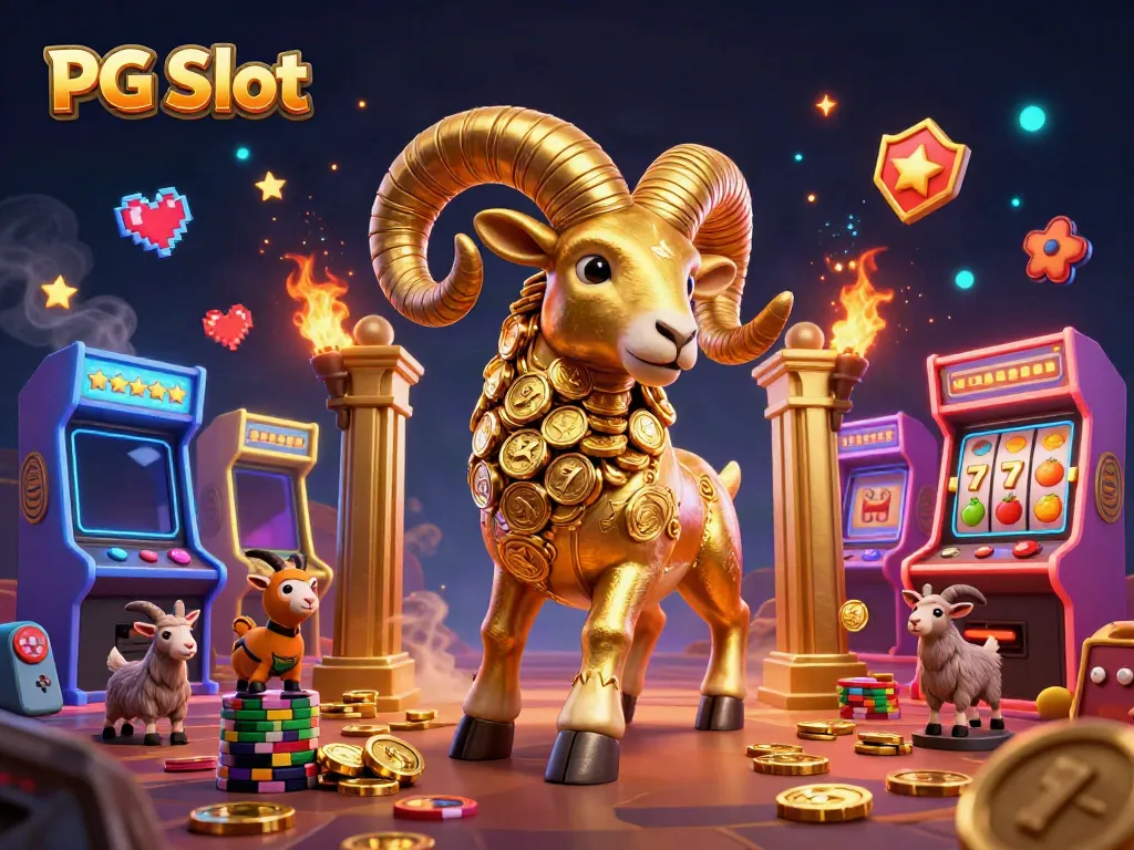 Menangkan permainan PG Slot dengan ram emas besar dan elemen kasino lainnya.
