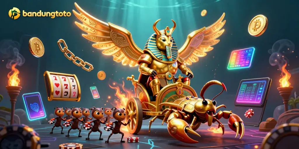 Experience the thrilling excitement of bandungtoto with dynamic casino elements and vibrant visuals.