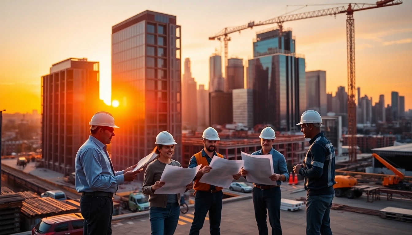 New Jersey Commercial General Contractor coordinating construction projects at a city site.