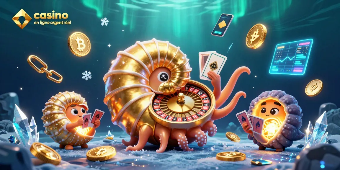Gagnez avec des jeux de casino en ligne argent réel incluant un nautilus géant et des crypto-monnaies