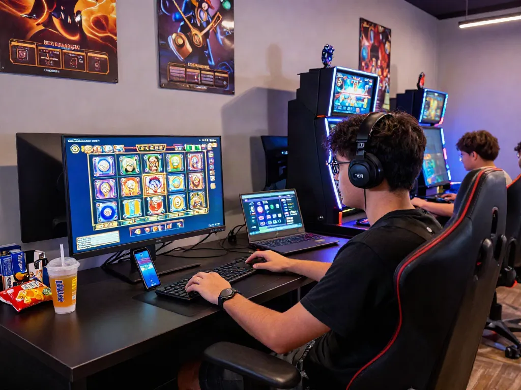Engaging online gaming environment showcasing slot resmi experience with real-time updates and vibrant game interfaces.