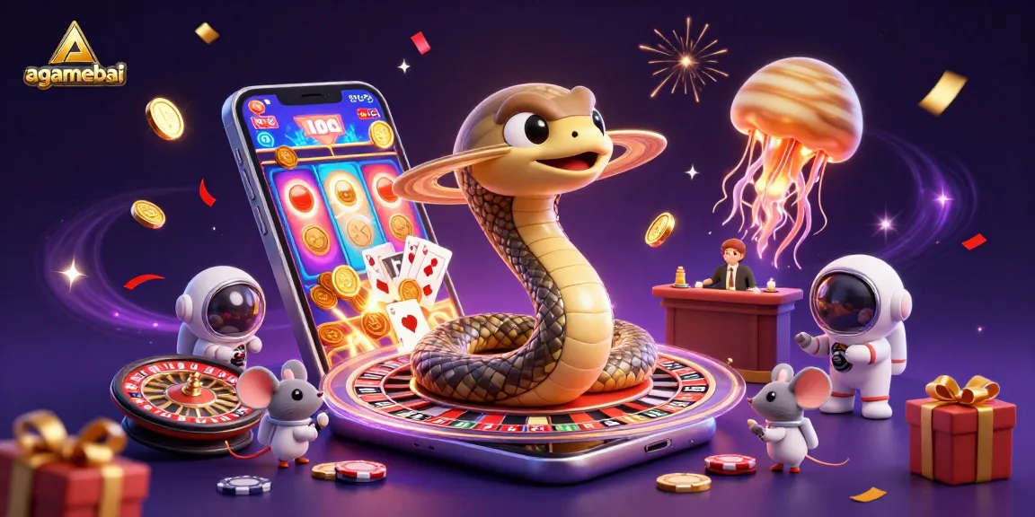 Engage in fun with agamebai as astronauts bet on gambling segments around Saturn.