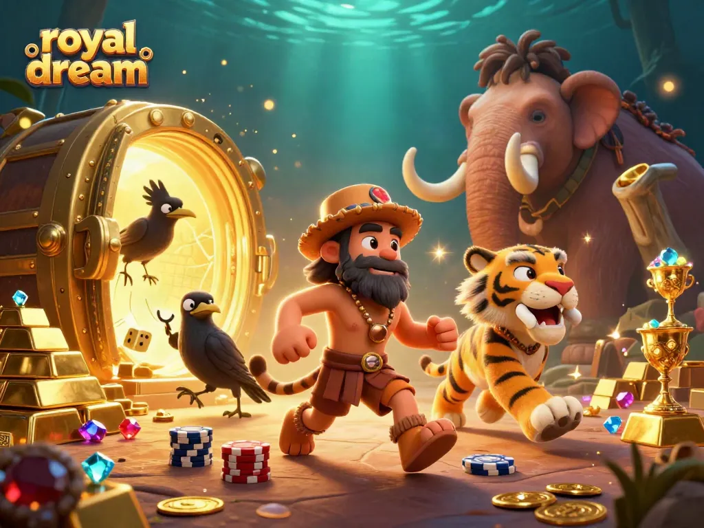 Putar roda keberuntungan di royal dream untuk menang koin dan voucher berharga!