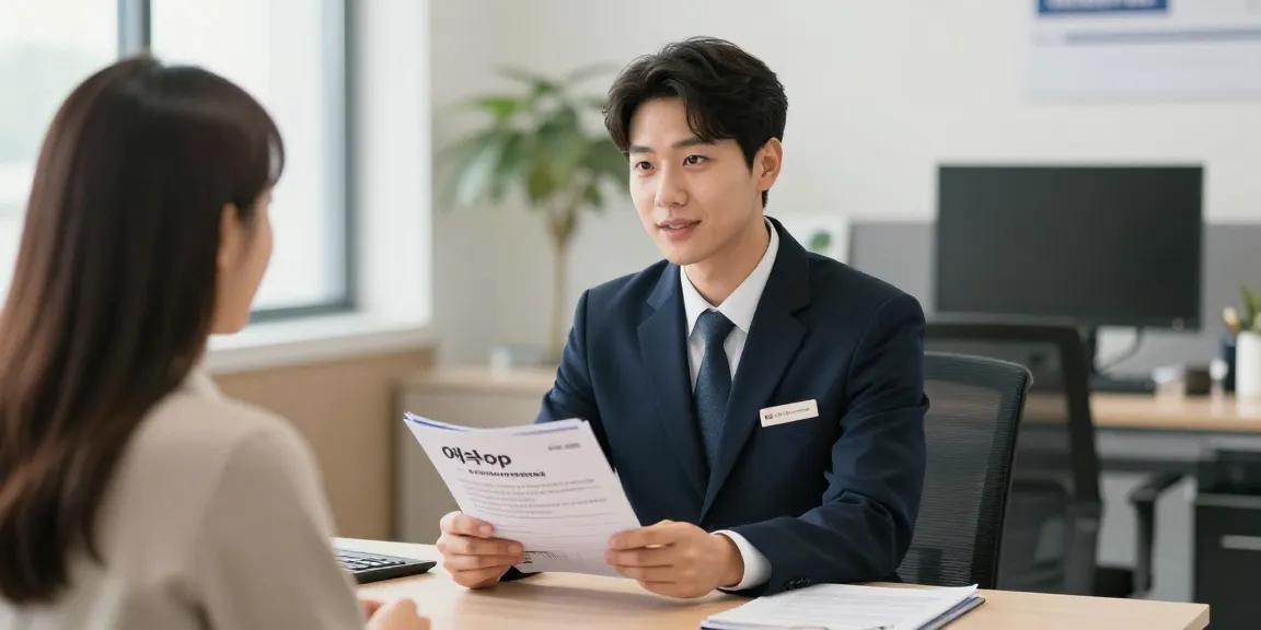 Trusted 여수op local services provider engaging with a customer in a professional setting.