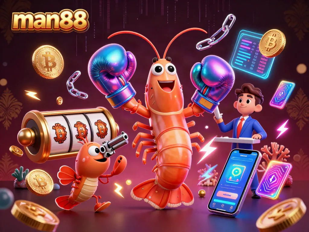 Engage in thrilling slot action with man88 while exploring vibrant crypto elements