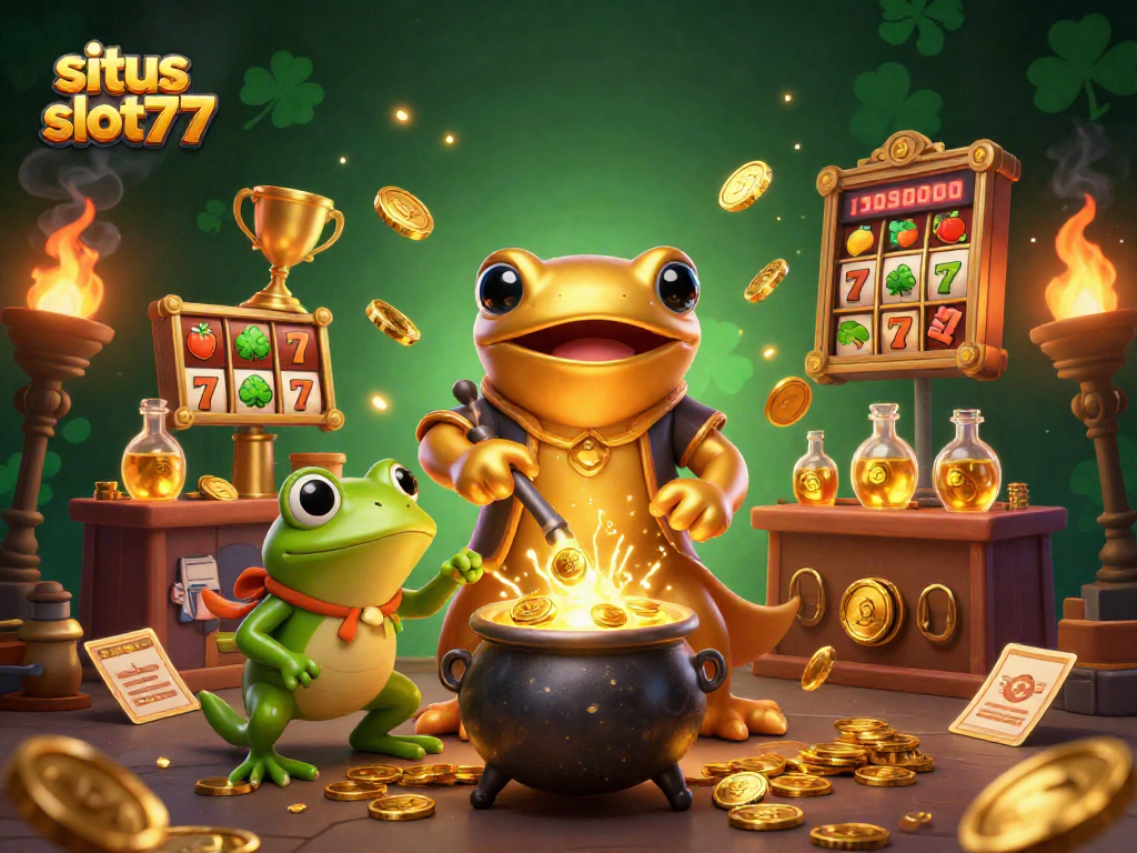 Engage in thrilling gameplay at situs slot777 with exciting slots and golden elements enhancing the experience.