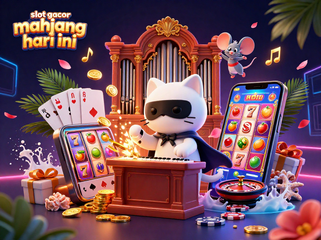 Engage with the vibrant slot gacor mahjong hari ini scene featuring lively casino characters and dynamic game elements.
