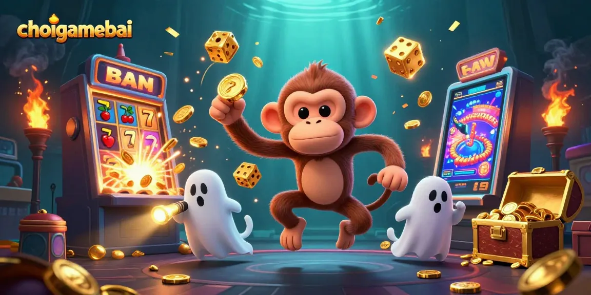 Play dynamic casino games with choigamebai while a mischievous monkey juggles winning coins!