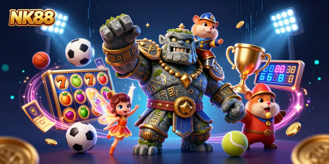 Experience thrilling gameplay at NK88 with dynamic characters and an immersive casino environment.